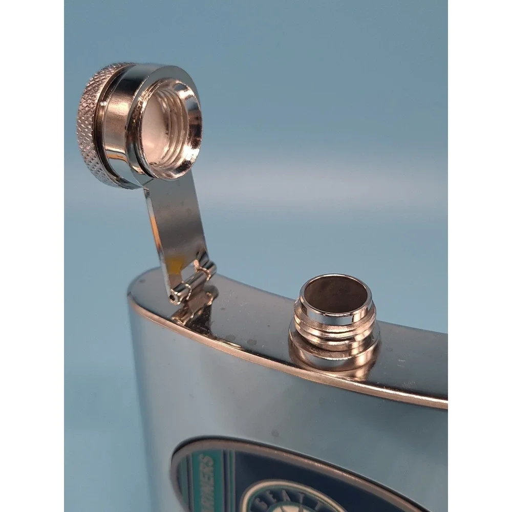 Seattle Mariners Stainless Steel Hip Flask